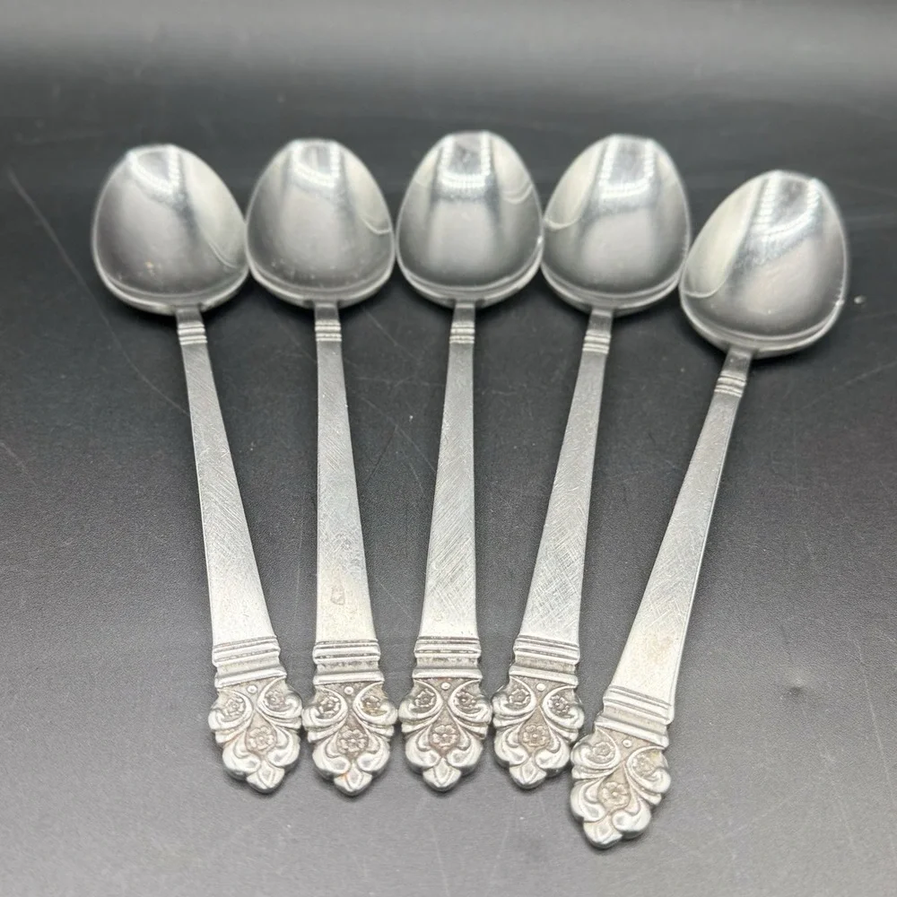 Set of 5 Vintage Stanley Roberts HIGHMONT Tablespoons Japan Stainless Flatware